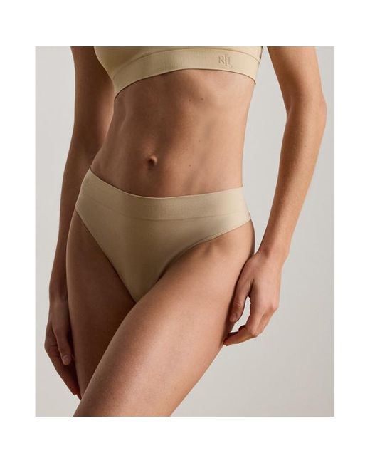 Perizoma in jersey stretch di Ralph Lauren in Natural