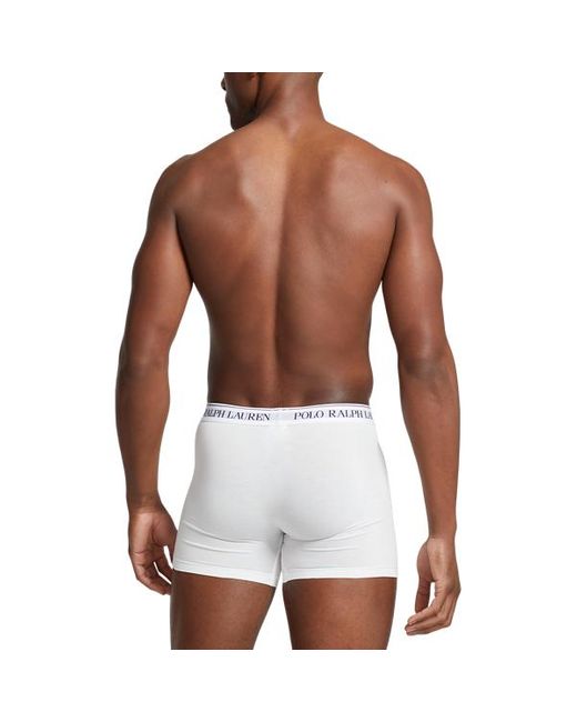 Polo Ralph Lauren Stretch Cotton Boxer Brief 3-pack in Black for