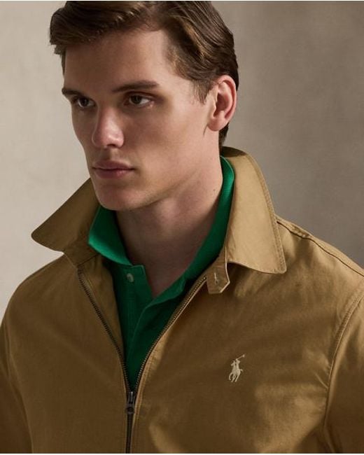 Polo Ralph Lauren Green The Bayport Poplin Jacket for men