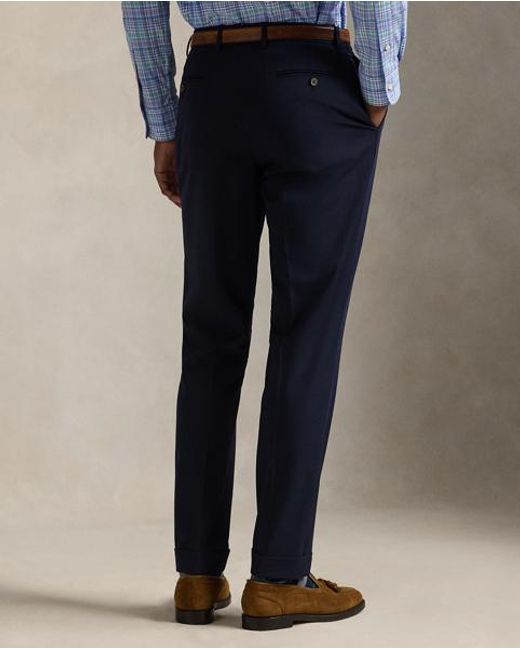 Polo Ralph Lauren Blue Performance Stretch Twill Suit Trouser for men
