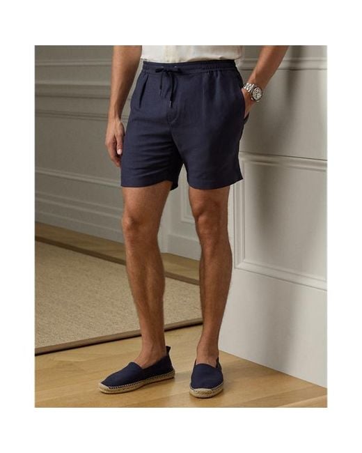 Ralph Lauren Multicolor Ralph Lauren Silk-Linen Short for men