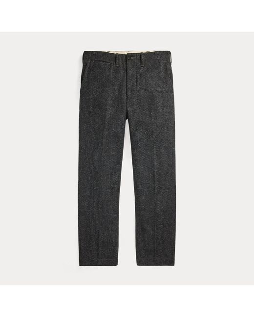 RRL Gray Wool-Cotton Officer's Trousers for men
