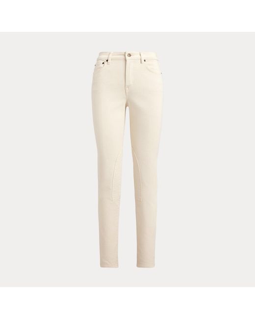 Ralph Lauren Natural High-Rise Skinny Ankle Jean