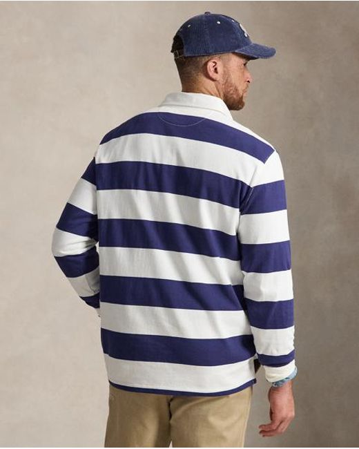 Polo Ralph Lauren Blue The Iconic Rugby Shirt for men