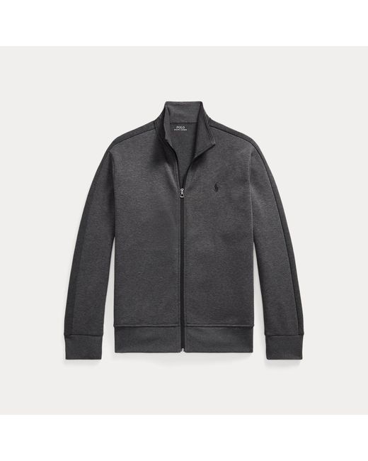 Polo Ralph Lauren Gray Double-Knit Track Jacket for men