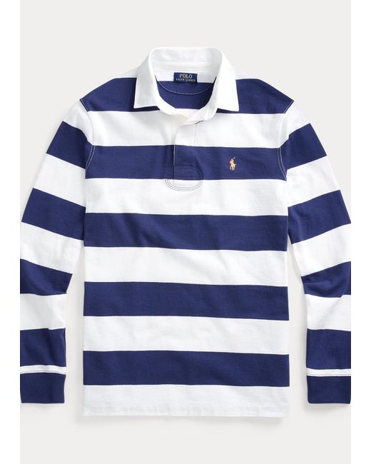 La Icónica Camiseta De Rugby Polo Ralph Lauren de hombre de color Blue