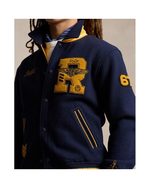Polo Ralph Lauren Blue Reversible Twill-satin Jacket for men