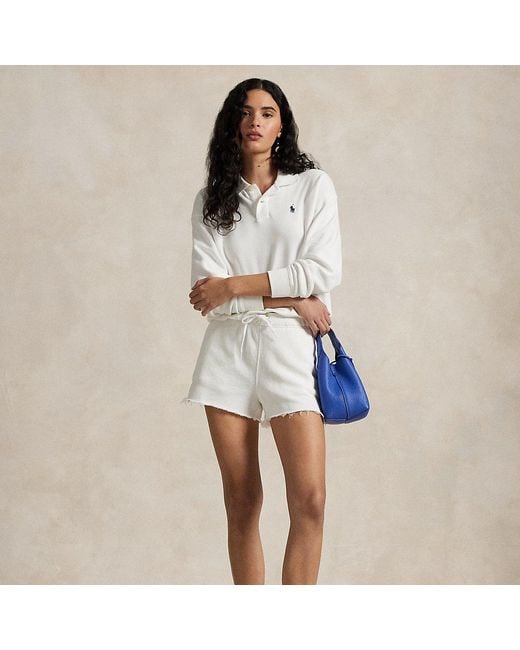 Polo Ralph Lauren Blue Leichte Fleeceshorts Mit Tunnelzug