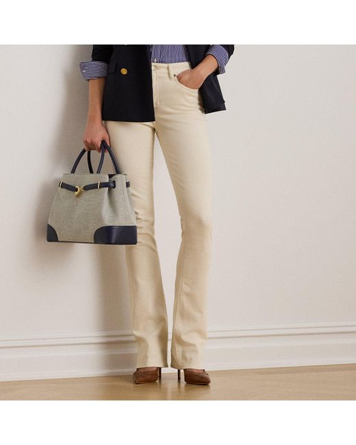 Ralph Lauren Natural High-Rise Boot Jean
