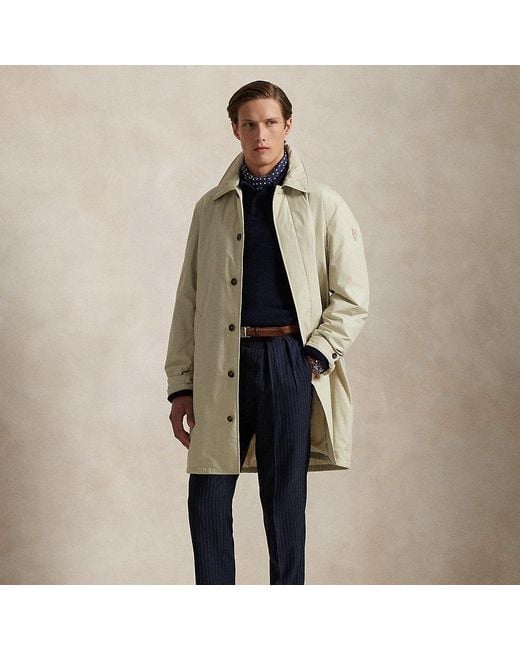 Packable trench coat mens outlet
