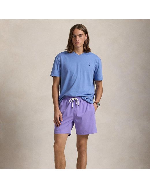 Polo Ralph Lauren Klassische Badeshorts Traveler in Purple für Herren