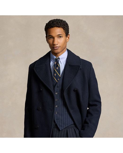Melton peacoat store