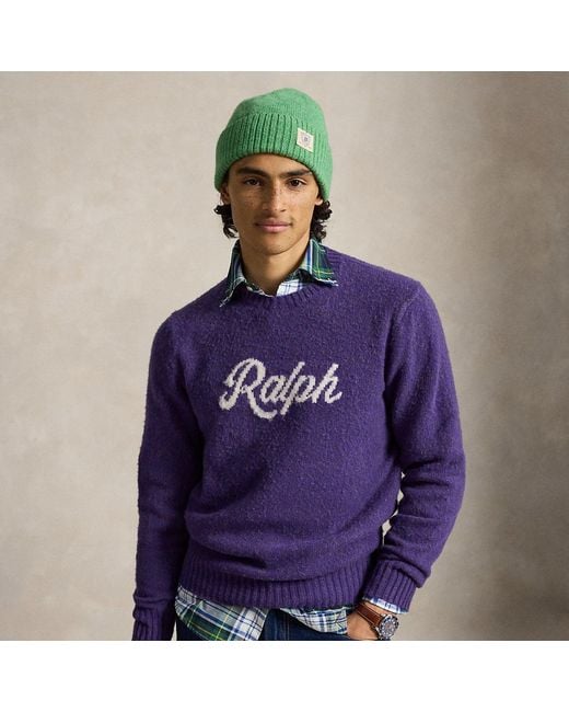Polo Ralph Lauren Blue The Ralph Lauren Logo Jumper for men