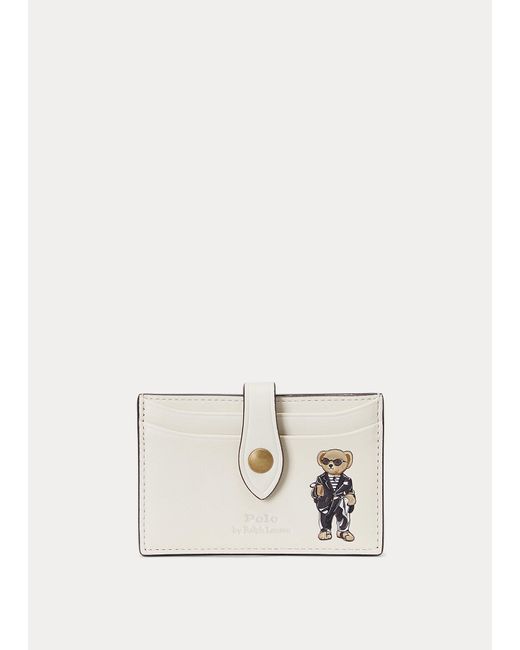 Polo Ralph Lauren Natural Polo Bear Slim Card Case
