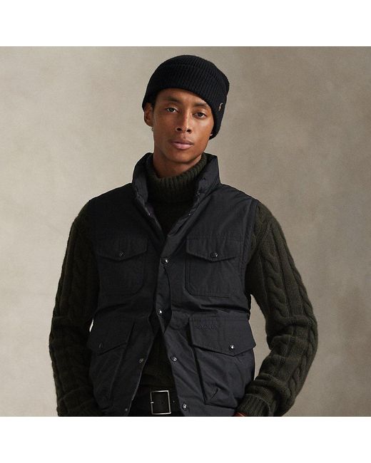 Ralph Lauren Black The Elsdon Down Utility Gilet for men