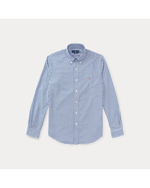 Polo Ralph Lauren Blue Slim Fit Oxford Sport Shirt for men