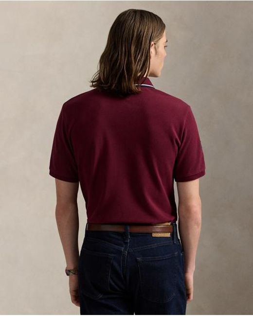Polo Ralph Lauren Custom-Slim-Fit Jubiläums-Poloshirt in Red für Herren