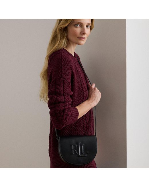 Ralph Lauren Black Ralph Lauren Leather Medium Witley Crossbody