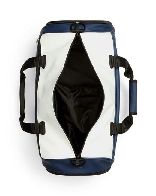 Ralph Lauren Blue Embroidered Logo Golf Boston Bag for men