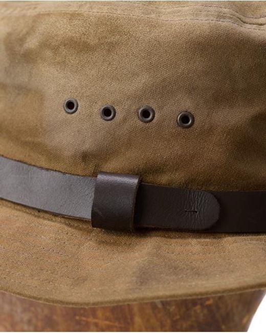 RRL Natural Waxed Canvas Hat for men