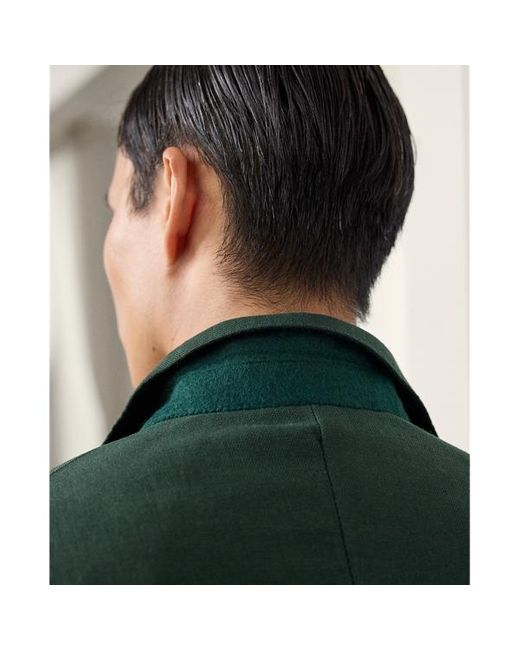 Blazer Hadley in lino fatto a mano di Ralph Lauren in Green da Uomo