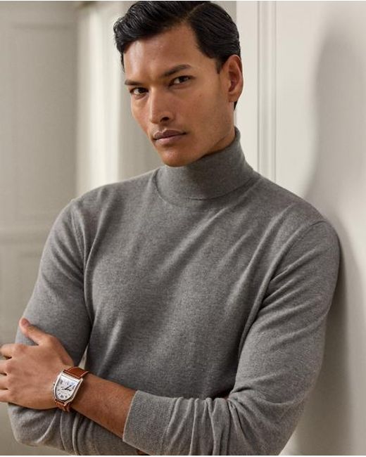 Ralph Lauren Rollkragenpullover Aus Kaschmir in Gray für Herren