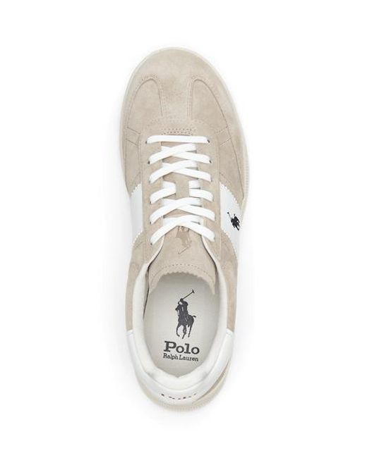Polo Ralph Lauren Natural Heritage Aera Suede Trainers for men