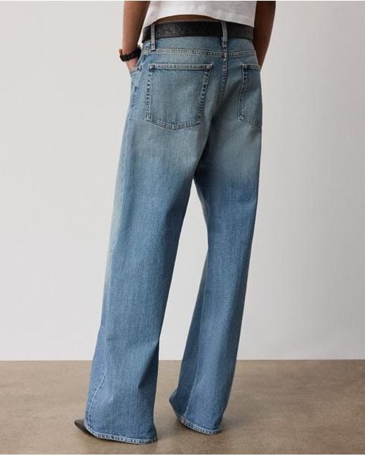 Ralph Lauren Blue Mercer Relaxed Wide-Leg Jean