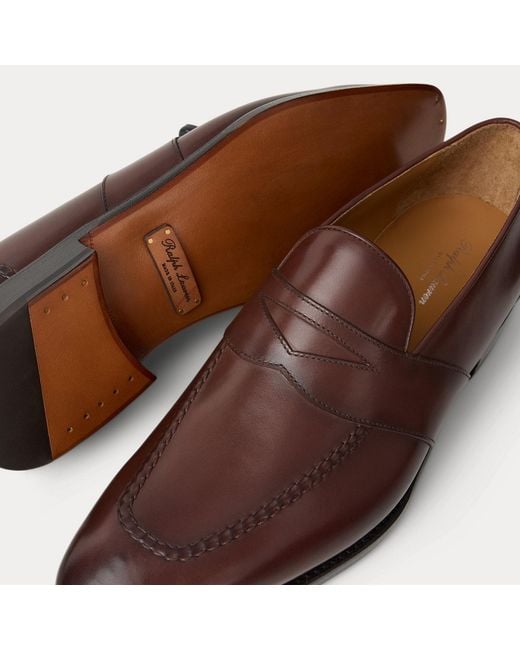 Ralph Lauren Brown Meegan Penny Loafer for men
