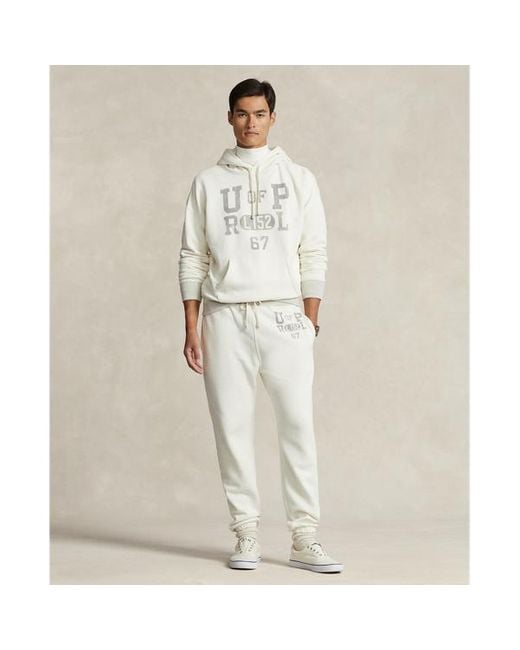 Polo Ralph Lauren Fleece joggingbroek Met Afbeelding in het White voor heren