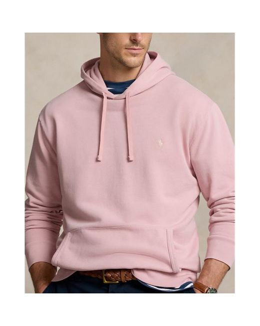 Ralph Lauren Große Größen - Kapuzenpullover aus Loopback-Fleece in Pink für Herren