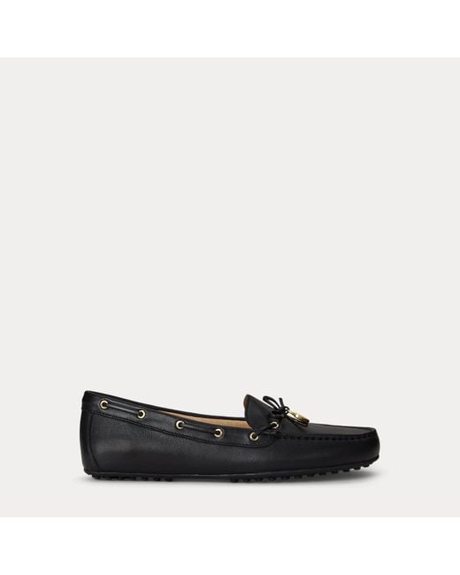 Ralph Lauren Black Ralph Lauren Wylie Nappa Leather Driver
