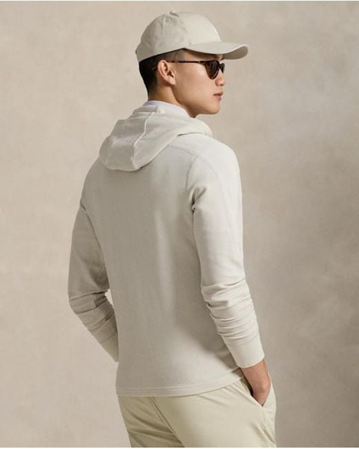Ralph Lauren Natural Performance Waffle-Knit Hoodie for men