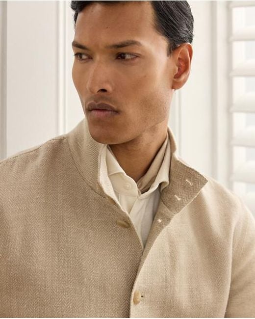 Ralph Lauren Natural Hybrid Full-Zip Jumper for men