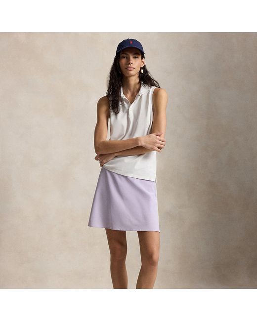 Ralph Lauren Purple Snapped Side Hem Performance Skort