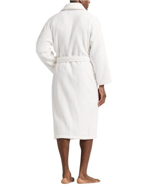 Polo Ralph Lauren White Cotton Terry Robe for men