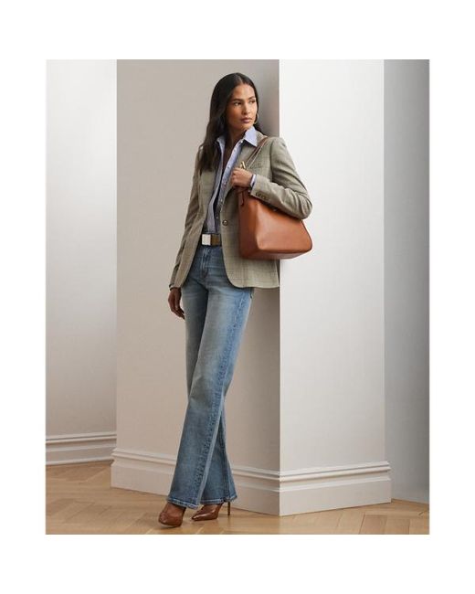 Ralph Lauren Blue Ralph Relaxed Fit Striped Stretch Cotton Shirt