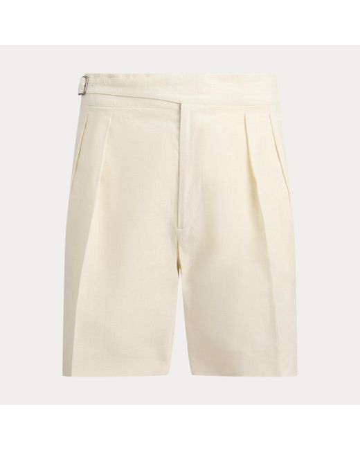 Ralph Lauren Natural Relaxed Fit Hand-Tailored Linen Short for men