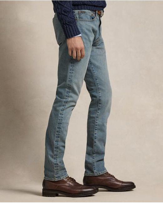 Polo Ralph Lauren Blue Sullivan Slim Polo Pony Stretch Jean for men