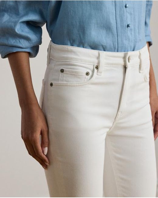 Ralph Lauren Blue High-Rise Boot Jean