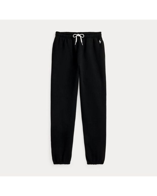 Polo Ralph Lauren Black Drawstring Fleece Tracksuit Bottoms
