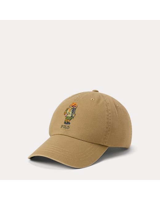 Polo Ralph Lauren Natural Polo Bear Twill Ball Cap for men