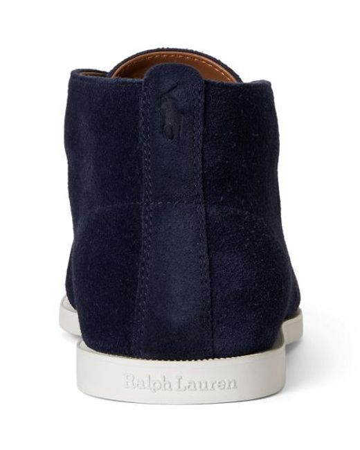 Polo Ralph Lauren Blue Merton Suede Chukka Loafer for men