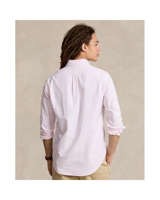 Polo Ralph Lauren Classic-Fit Oxfordhemd mit Streifen in Natural für Herren