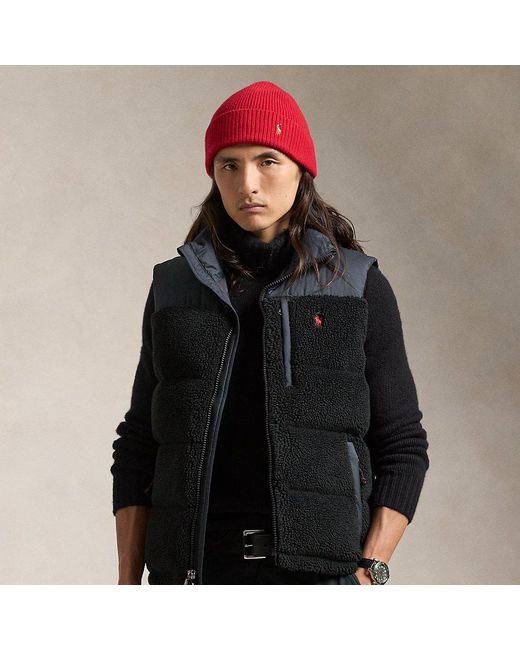 Polo Ralph Lauren Blue The Gorham Hybrid Down Gilet for men