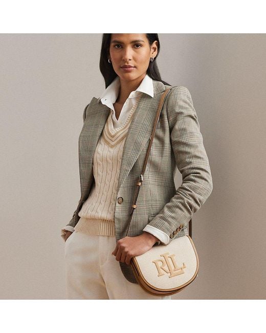 Ralph Lauren Brown Mittelgroße Umhängetasche Witley