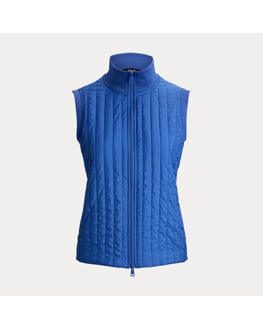 Ralph Lauren Blue Hybrid Full-Zip Gilet