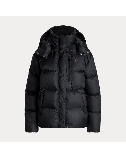 Polo Ralph Lauren Black Mid-Weight Down Puffer Jacket