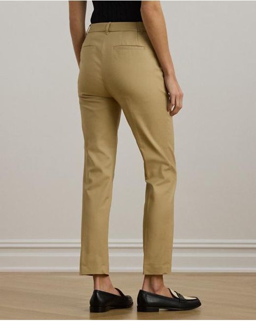 Ralph Lauren Natural Hose Aus Beidseitigem Baumwollstretch