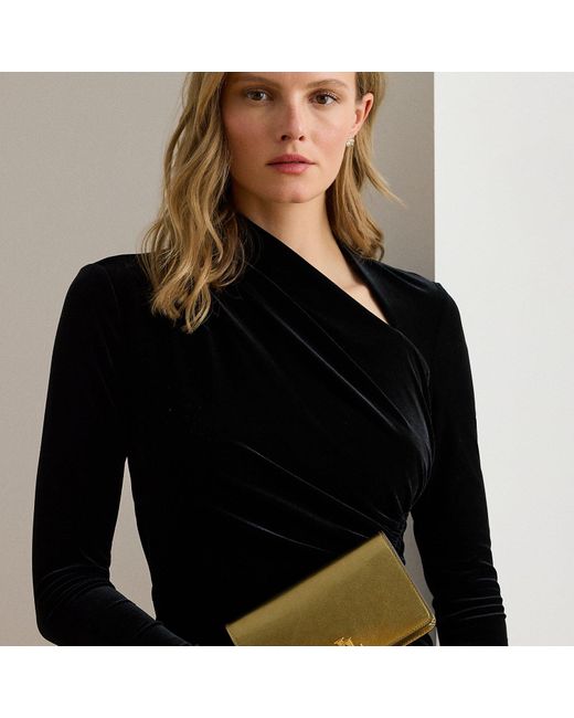 Ralph Lauren Metallic Crossbody Turn-Lock Tech Case